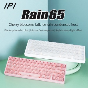 <span class=keywords><strong>IPI</strong></span> RAIN65 Pro interruttore magnetico tastiera alluminio RT0.01MM 8KHz Trigger rapido a bassa latenza tastiera da gioco cablata RGB retroilluminazione - Product Image 3