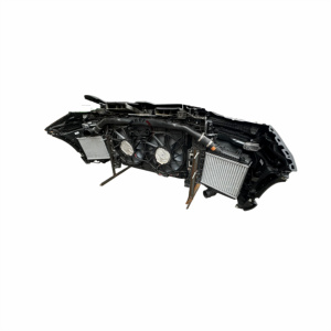 Pour <span class=keywords><strong>Cayenne</strong></span> 9Y0 2018-2023 : Ensemble de pare-chocs avant d'occasion, style OEM, peinture noire, grille avec trous pour capteurs, fixation par vis. - Product Image 5