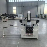 Machine de perçage et de fraisage CNC haute précision pour fenêtres et portes en aluminium, trous de serrures automatiques, 800 mm, UPVC, PVC