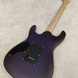 Guitare électrique <span class=keywords><strong>IbaneZ</strong></span> HSH double tremolo à verrouillage, finition mate violette de haute qualité, avec interrupteur 5 voies pour les répétitions de groupe rock - Product Image 6