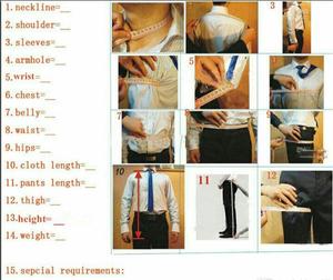 Nouvelle conception Costume de soirée bleu à rayures fines à un bouton pour homme Fermeture Col en V Coupe ajustée Costume d'affaires 3 pièces Costumes pour hommes MTW2803 - Product Image 5