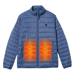 Heated Waterproof Jacket Carbon Fiber Winter Men Other Fabric Woven Unisex Heated Clothing Winter Coats for Men