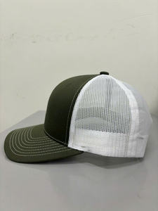 Gorras Trucker Casuales de Malla Verde Ajustables de Alta Calidad, Gorras Trucker Personalizadas con Logotipo Personalizado OEM, Fabricadas en Vietnam - Product Image 3