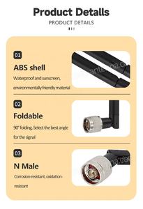 Всенаправленный 5dBi с высоким коэффициентом усиления Wi-Fi маршрутизатор 2,4 ГГц 5 ГГц антенна 5 г резиновая утиная антенна с разъемом N - Product Image 5
