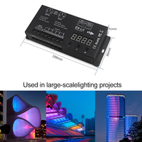 Decodificador de atenuación de 5 canales de alta potencia a precio de fábrica, pantalla digital DMX512, decodificador LED para iluminación de barra KTV