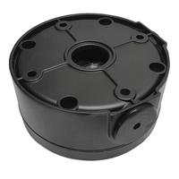 Noir universel étanche CCTV caméra dôme Base profonde boîte de jonction moniteur de Surveillance de sécurité caché câble boîte en plastique