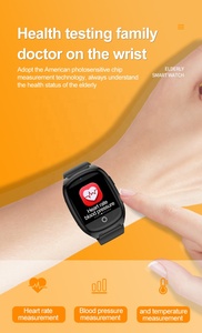 Reloj Inteligente D300 4G con GPS para Personas Mayores, Reloj Inteligente con Rastreador, Medición de Temperatura, Presión Arterial, Alarma de Caídas, Botón SOS - Product Image 6