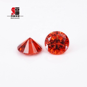 Zirconia Cubica Brillante Rotonda Arancione Baifu 1.0-3.0mm, <span class=keywords><strong>Pietre</strong></span> Sciolte di Qualità 5A - Product Image 2