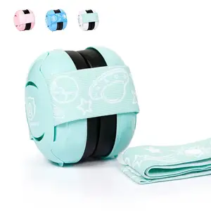 baby anti-geräusch kopfhörer verstellbares elastisches kopfband zum schlafen oder im flugzeug