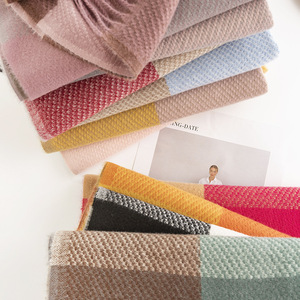 Damen Custom Winter Schal & Schal Soft <span class=keywords><strong>Loop</strong></span> Headwrap Long Style Quasten Plaid New Großhandel Design Künstliche Kaschmir Hijab - Product Image 3