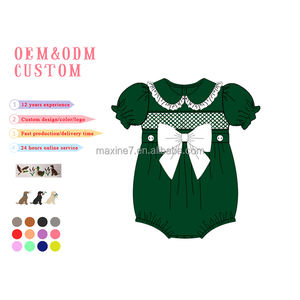 Vêtements de nuit personnalisés avec logo brodé PJs assortis à col claudine 2T-10Y Ensemble de pyjama de Noël pour garçons en famille pour les vacances - Product Image 4