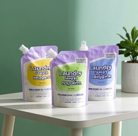 Sac d'emballage de recharge de savon liquide 1L 3L imprimé personnalisé paquet de doy pour Gel douche détergent à vaisselle détergent à lessive soins de la peau