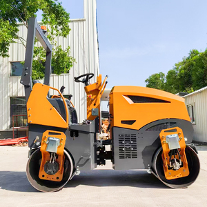 รถบดอัดแอสฟัลต์แบบลูกกลิ้งคู่ไฮดรอลิกเต็มรูปแบบสำหรับงานก่อสร้างถนนใหม่ - Product Image 4