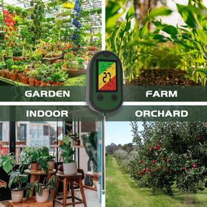 Multi-fonction 5 en 1 <span class=keywords><strong>Test</strong></span> électronique de détection d'humidité de la température du <span class=keywords><strong>pH</strong></span> du sol avec alarme Mesureur de sol pour plan - Product Image 3