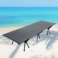 Lit de camping pliant ultra-léger et portable, réglable en hauteur, pour le camping, les voyages, le bureau ou la pause déjeuner – Vente chaude