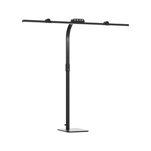 Lampe de bureau LED moderne à col de cygne, à commande tactile, intensité réglable, pour architecte, bureau, étude, lecture, dessin technique, avec double éclairage - Product Image 6