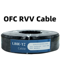 Cable RVV OFS con revestimiento, 2-20 AWG, resistente al desgaste, impermeable, estándar nacional, cable RVV con conductor de cobre sin oxígeno, cable de alimentación.