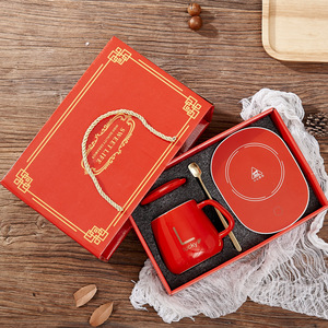 55 ℃   Taza Térmica con Calentador, Caja de Regalo Personalizada Verde, Estilo Lujoso, Regalo de Navidad, Set de Recuerdos, Regalos para el Día del Padre - Product Image 5