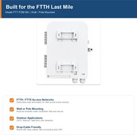 Boîtier de distribution de fibre optique FTTH 16 ports IP65 étanche pour extérieur, montage mural, avec répartiteur PLC 1x16 NAP