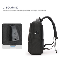 Tas Ransel Laptop Bisnis Anti Air 15,6 Inci Kapasitas Besar Ringan untuk Perjalanan Pria, Ransel Komputer dengan Logo Custom