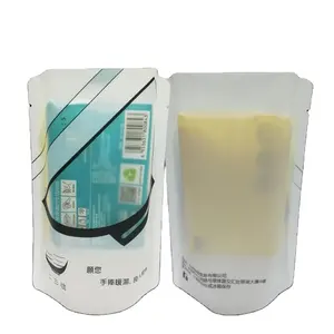 Biodegradable Opp Packaging Plastic Stand Up Pouch With Zipper Fashion Design Heat Sealing Printing Food Bag For Honey