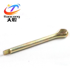 Boa qualidade Amarelo zincado DIN EN <span class=keywords><strong>ISO</strong></span> <span class=keywords><strong>1234</strong></span> Split Pins fixadores em estoque - Product Image 2