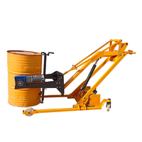 Transpalette manuel pliable hydraulique à bras courbé, capacité de 350 kg, petit transpalette manuel, chariot élévateur à huile électrique à poussée manuelle