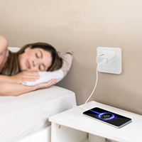 Chargeur rapide 67W, prise UK 3 broches pour Xiaomi MDY-12-EG, charge turbo avec câble USB 6A, adaptateur secteur USB 67W pour Xiaomi