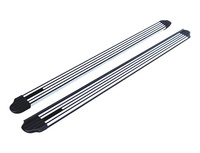 Marchepieds universels en aluminium DL pour Highlander, FJ Cruiser, Land Cruiser, Vezel SUV - Protection durable noire à visser