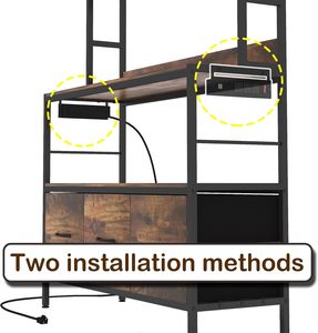 Support pour <span class=keywords><strong>four</strong></span> à <span class=keywords><strong>micro</strong></span>-ondes industriel, organisateur de cuisine, étagère autoportante, étagère pour boulanger - Product Image 2