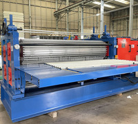 Máquina Económica para Fabricar Láminas de Techo Corrugadas de Acero, Accionada por Motor