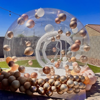 Grande tente gonflable transparente en PVC, tente à bulles transparente à gonfler pour mariage, fête, camping en plein air, événement, hôtel