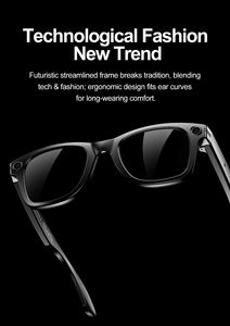 Lunettes intelligentes de transition IA avec caméra pour assistant IA, lecteur de musique et intégration d'applications d'appels vocaux, haut-parleur - Product Image 4