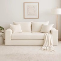Ensemble de canapés modernes avec assise profonde et confortable, accoudoirs larges, mousse haute densité pour hôtel, villa, salle de sport, centre commercial