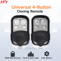 Control Remoto Universal para Puerta de Garaje de 433.92MHz, Llave de Clonación de 4 Botones para Abridor de Puerta Eléctrica, Duplicador de Llaves de Repuesto