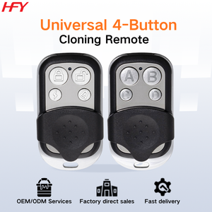 Télécommande universelle pour porte de <span class=keywords><strong>garage</strong></span> 433,92 MHz, 4 boutons, clé de clonage pour ouvre-porte électrique, duplicateur de clé, remplacement de clé - Product Image 1