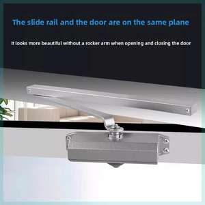 Cierrapuertas Hidráulico Superior de Aleación de Aluminio de 90 Grados, Accesorios para Puertas y Ventanas - Product Image 5