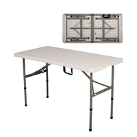 Table Pliante de Pique-Nique Portable Prix d'Usine OEM pour 4 Personnes, Table de Voyage en Plastique Pliable Certifiée BSCI
