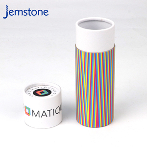 Tubo de papel redondo de café Kraft personalizado, cilindro de cartón, regalo cosmético, caja de tubos de papel, embalaje - Product Image 3