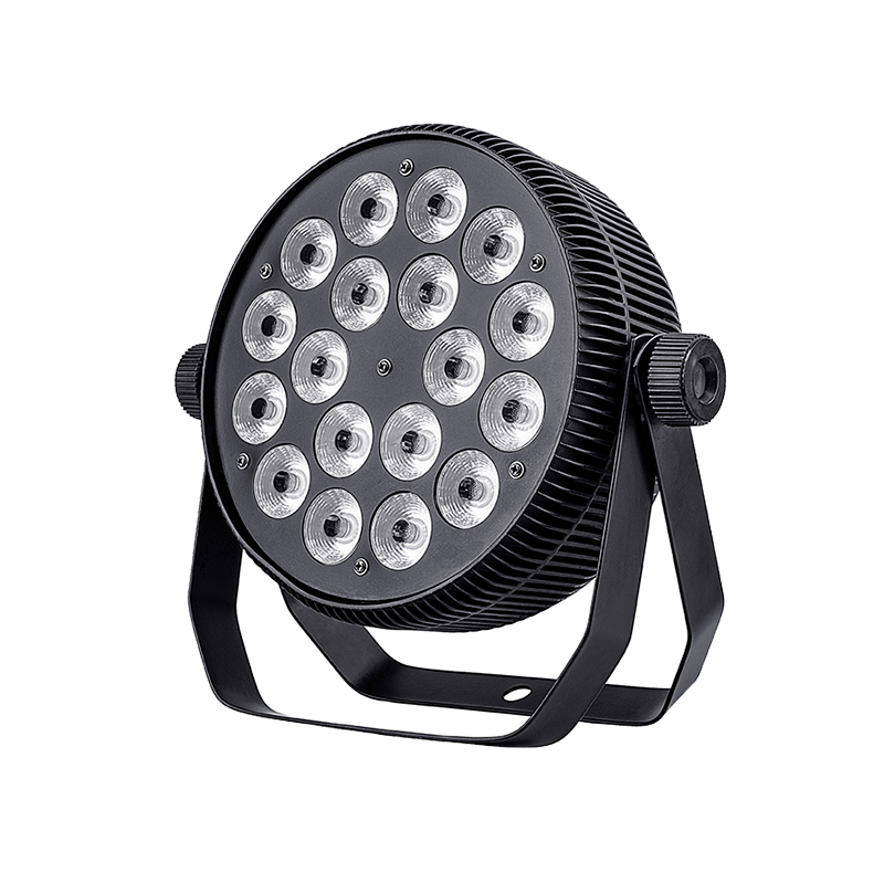 DJ profesional led iluminación de escenario 18pcs 10w RGBW fabricante plano china led par Luz