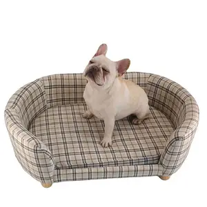 Ritel Pet Sofa Tempat Tidur Kucing Anjing Sofa dengan Bantal Semua Musim Digunakan untuk Hewan Kecil Fashion Indoor Furniture Mudah Bergerak