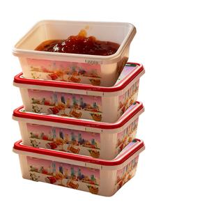 Mermelada de frutas en envase de 1500 ml con etiqueta impresa y tapa antimanipulación, caja cuadrada para salsa de chile dulce tailandesa - Product Image 1