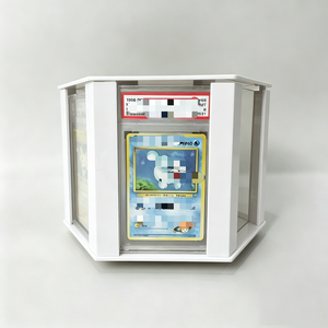 Popular Modern Rotating Custom <b>Acrylic</b> <b>Stand</b> Easy Assemble Trading Card Grading Slab <b>Display</b> For Store - Product Image 1