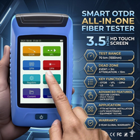 OEM/ODM 1310/1550nm 24/22dB 5m~70KM 8 fonctions en 1 appareil Mini OTDR intelligent multifonction OPM VFL FTTH