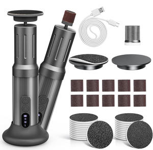Removedor de Callos Eléctrico Recargable 2 en 1, Lima para Pies de Metal con 6 Velocidades, Exfoliante para Pies, Set de Manicura y Pedicura para Piel Muerta - Product Image 1