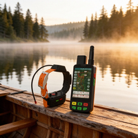 ESEEK GPS Portátil de Largo Alcance para Cazadores de Perros: 15KM VHF/4G Modo Dual + Mapa en Vivo para 20 Perros y Diseño Preparado para el Campo