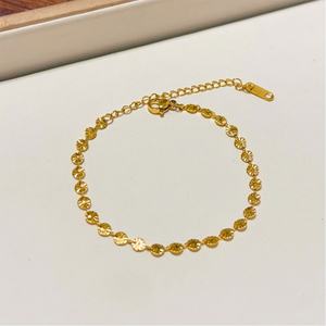Custom Trendy Luxury Non Tarnish 14k 18k <b>Gold</b> Plated 316l Stainless Steel Designer <b>Bracelet</b> <b>for</b> <b>Women</b> - Product Image 5