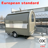 Chariot à hot-dogs en acier inoxydable et fibre de verre, chariot alimentaire mobile, congélateur, chariot à glaces, résistant à la rouille, sur commande, personnalisable