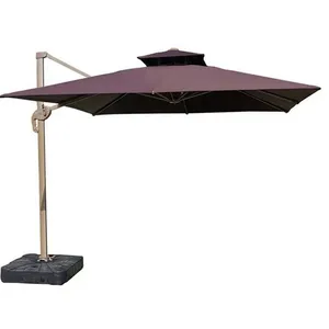 Luxury Custom Beach Cantilever Hanging Garden Parasol Outdoor Restaurant Swimming Pool Patio Umbrella