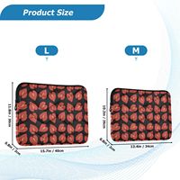 Étui pour ordinateur portable personnalisé avec logo, motif fleur d'anthurium rouge hawaïen, sacoche de transport pour ordinateur, housse Aloha pour ordinateur portable, idéal pour les voyages